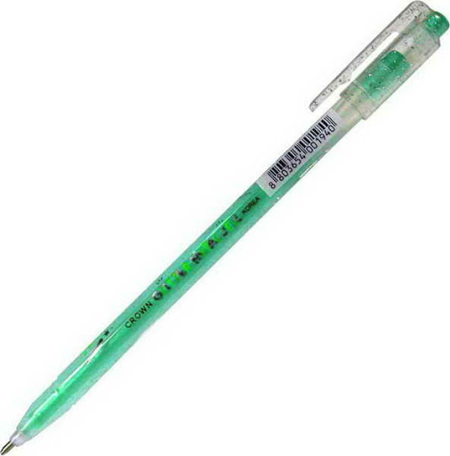 Ручка гелевая с блестками зеленый, синий, фиолетовый, оранжевый